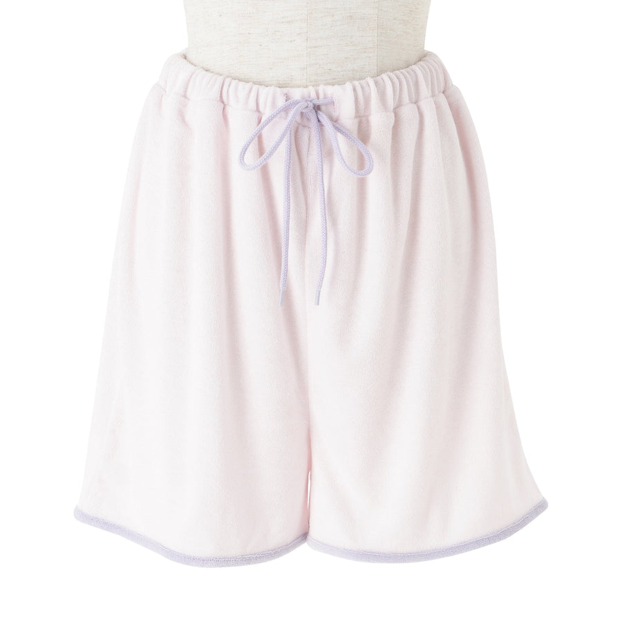 接触冷感 パイルパジャマ ライトピンク