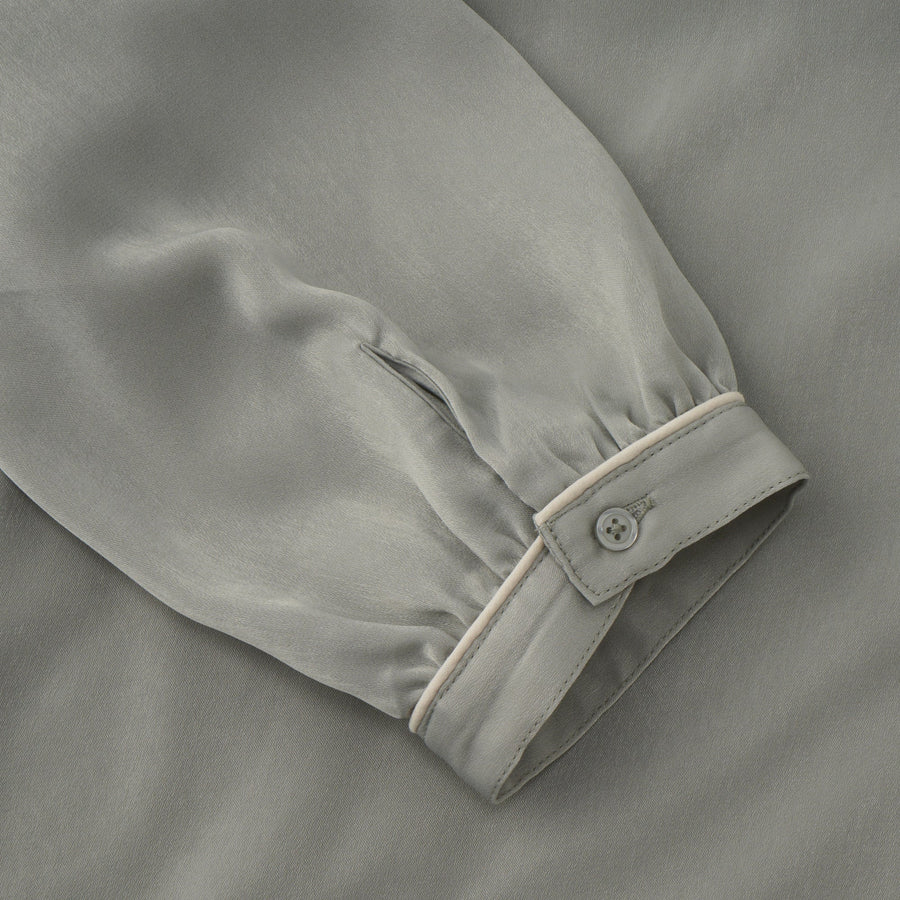 調温加工 サテンパジャマ ミント