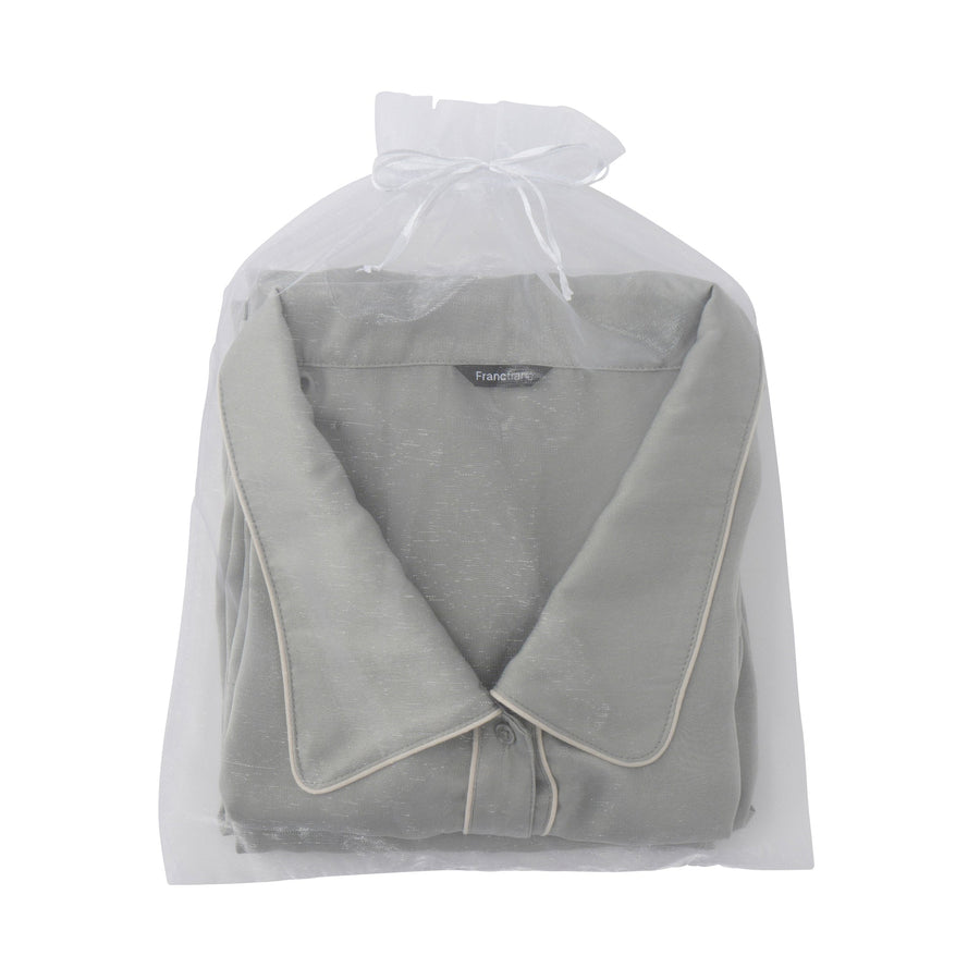 調温加工 サテンパジャマ ミント