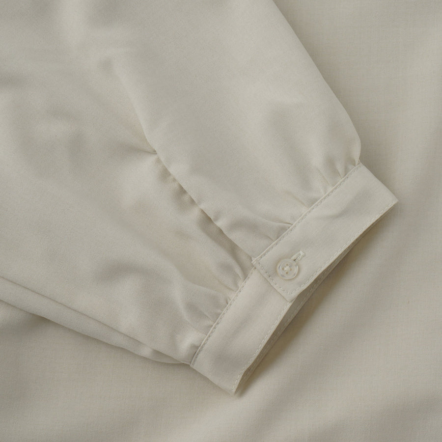 調温加工 レースラインパジャマ アイボリー