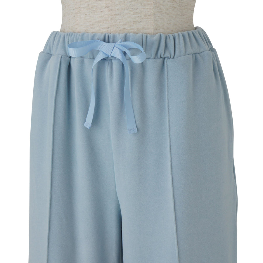 吸放湿加工 ストレッチスウェット ルームウェア ブルー