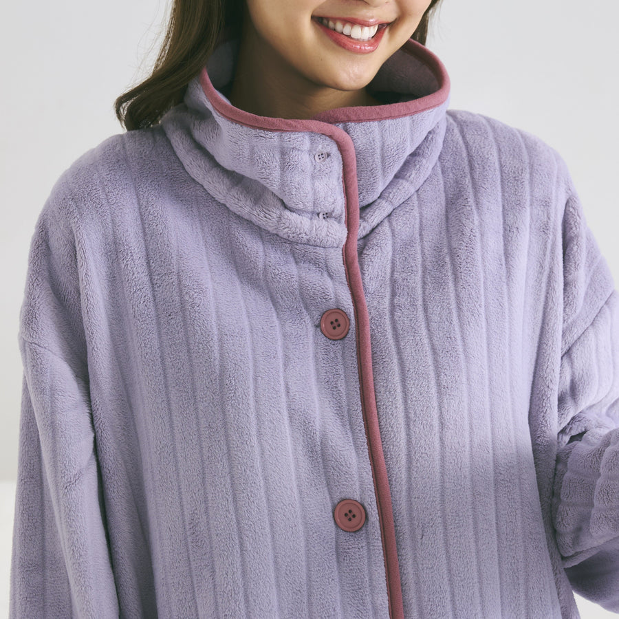 ウォームフリース ルームウェア ライトパープル