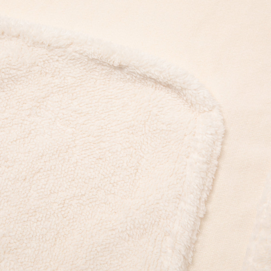 リバーシブルウォームフリース 4WAYポンチョ S アイボリー