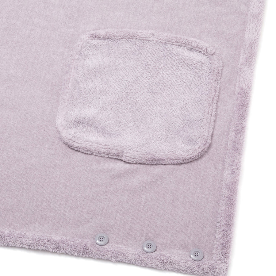 リバーシブルウォームフリース 4WAYポンチョ S グレー