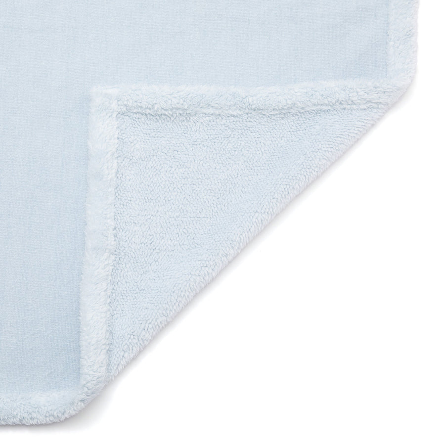 リバーシブルウォームフリース 4WAYポンチョ S ライトブルー