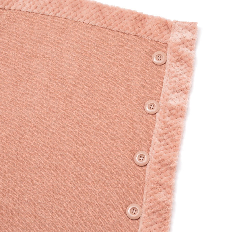 リバーシブルウォームフリース 4WAYポンチョ L ピンク