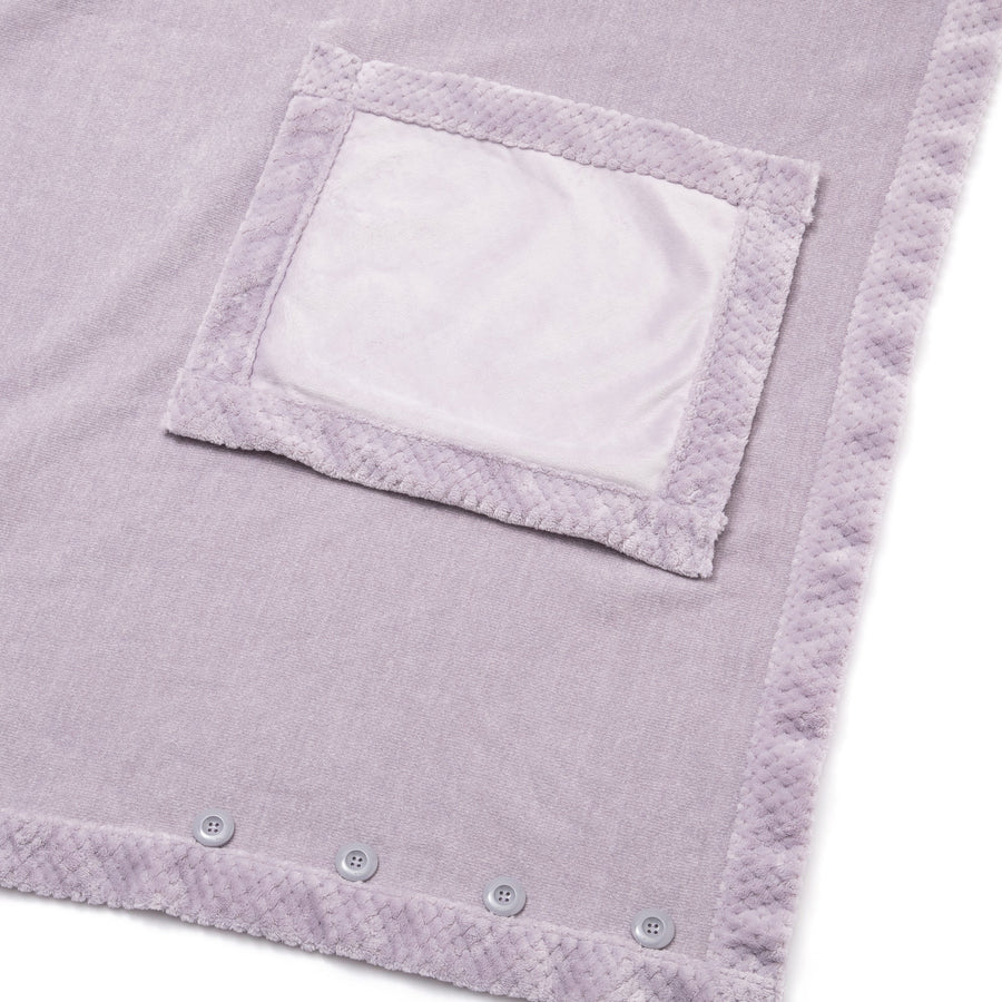 リバーシブルウォームフリース 4WAYポンチョ L グレー