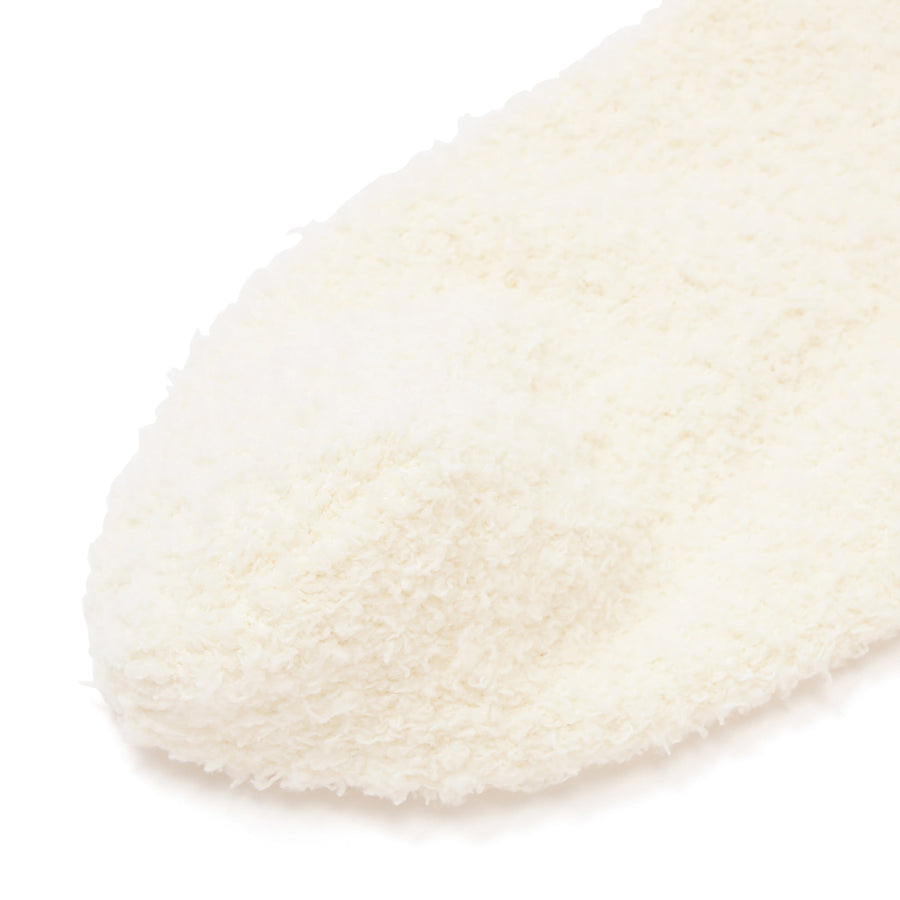 もちもちニット ルームソックス アイボリー