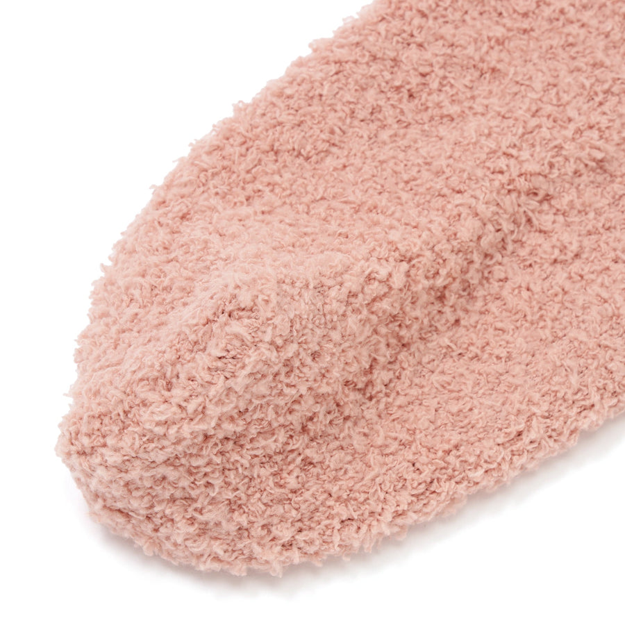 もちもちニット ルームソックス ピンク