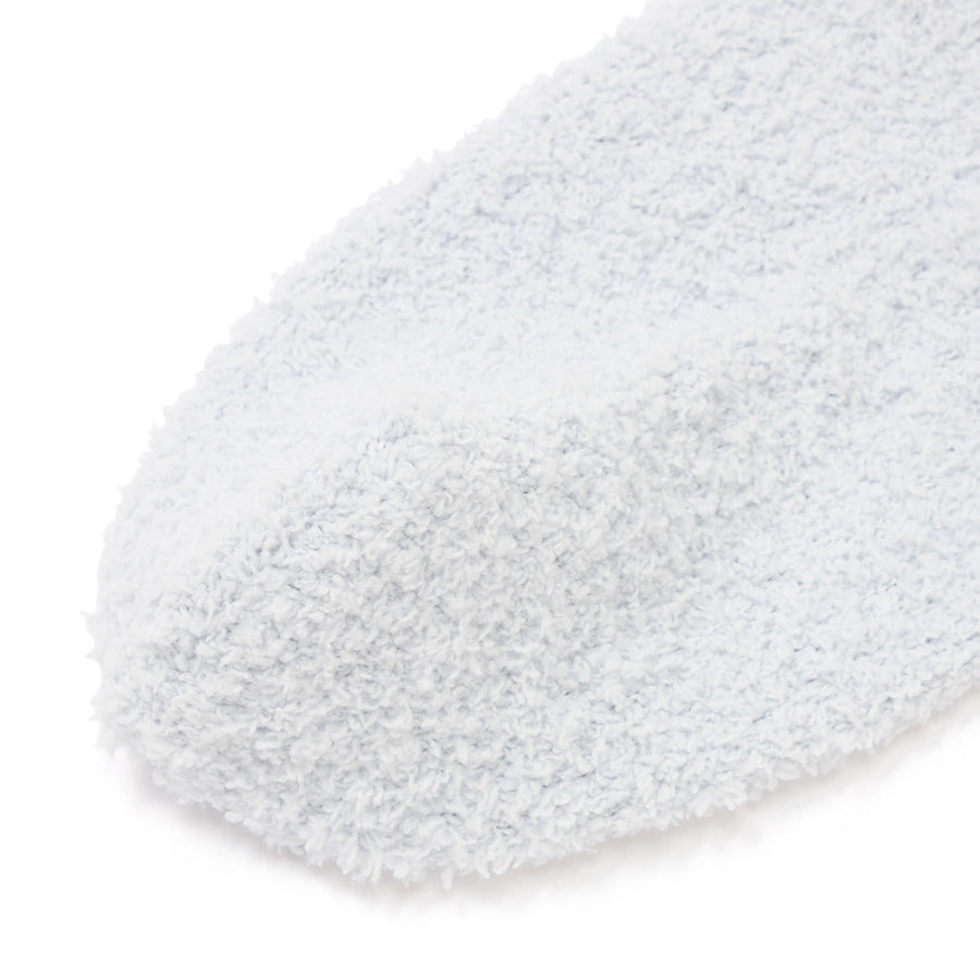 もちもちニット ルームソックス ライトブルー