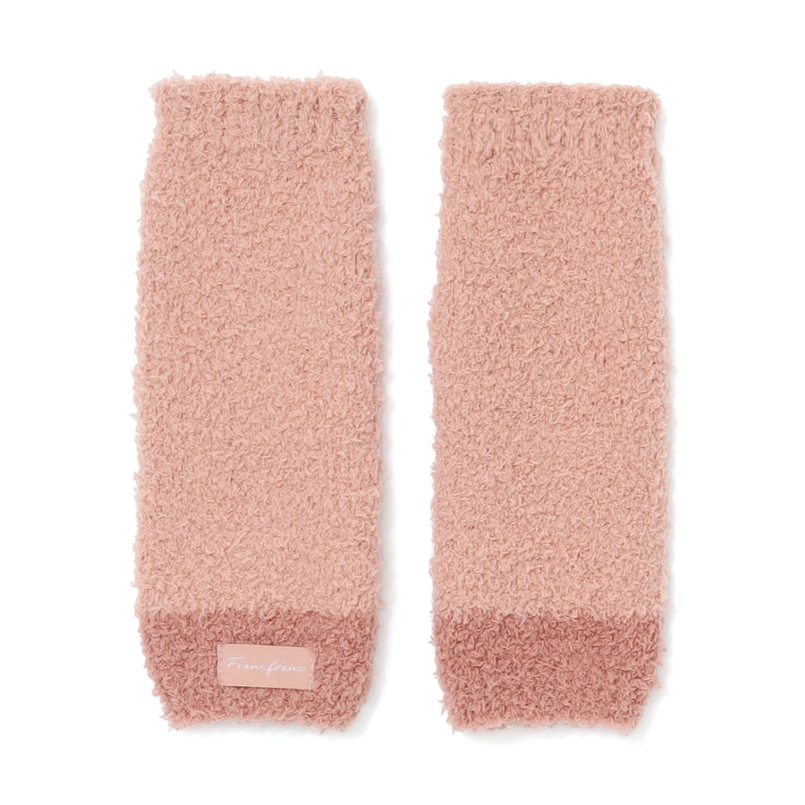 もちもちニット ハンドウォーマー ピンク