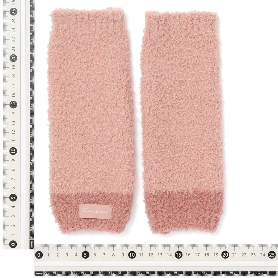 もちもちニット ハンドウォーマー ピンク