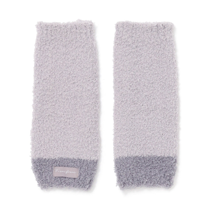 もちもちニット ハンドウォーマー グレー