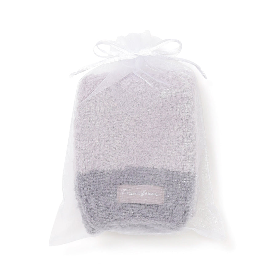 もちもちニット ハンドウォーマー グレー