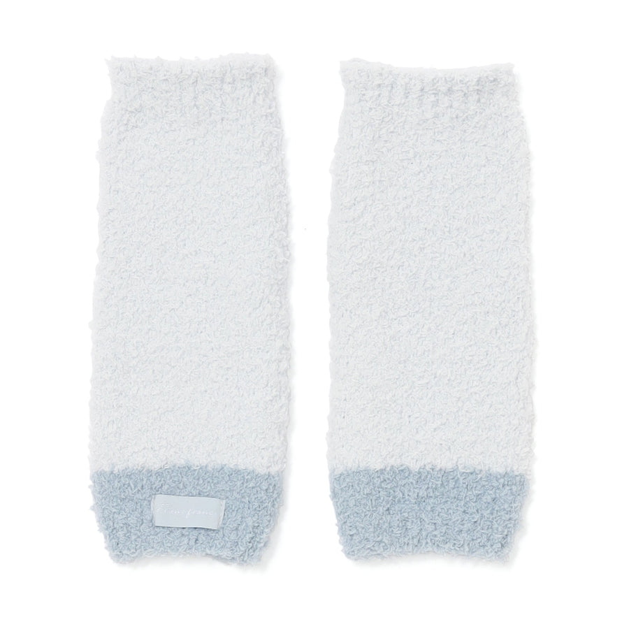 もちもちニット ハンドウォーマー ライトブルー