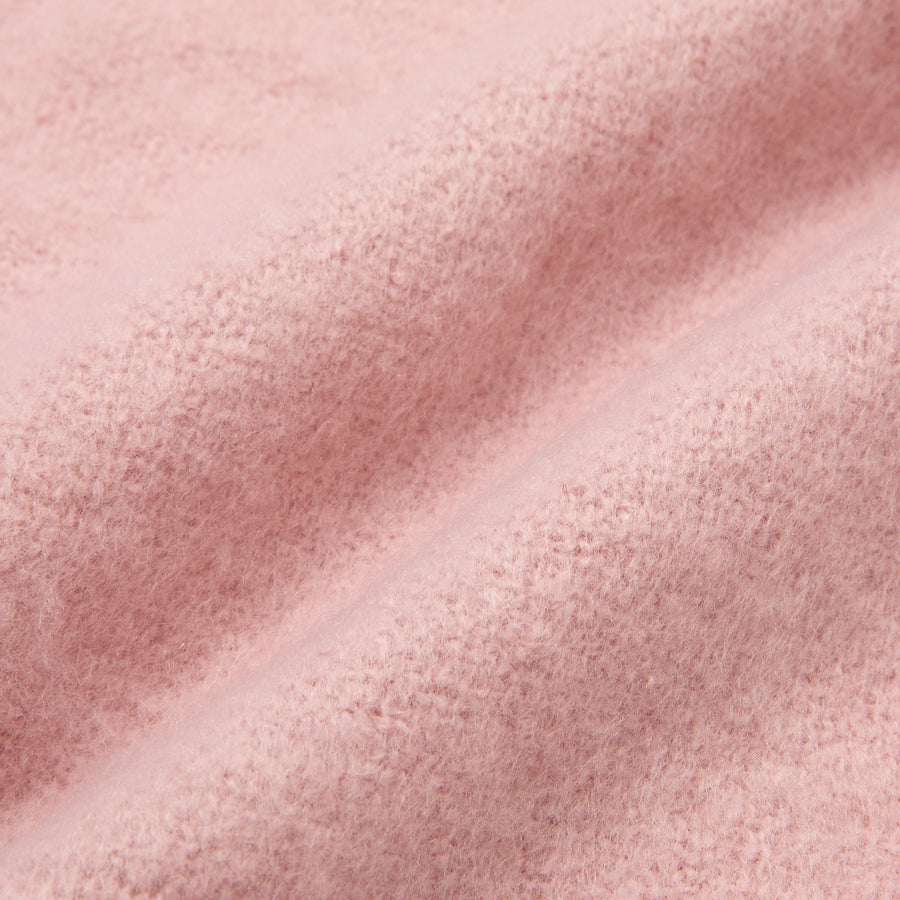 モヘアライク マフラー ピンク