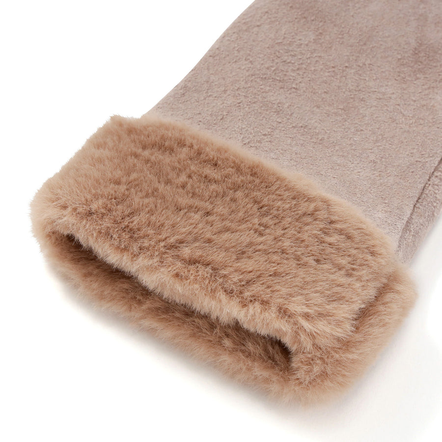 スエードグローブ ベージュ