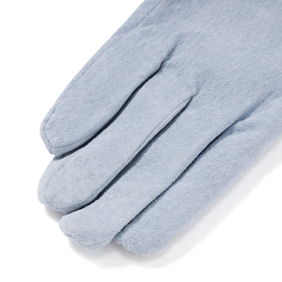 スエードグローブ ブルー