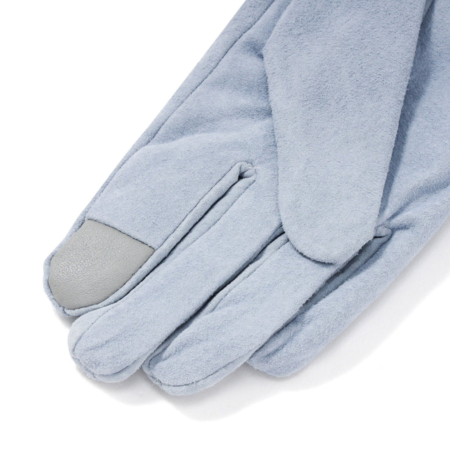 スエードグローブ ブルー