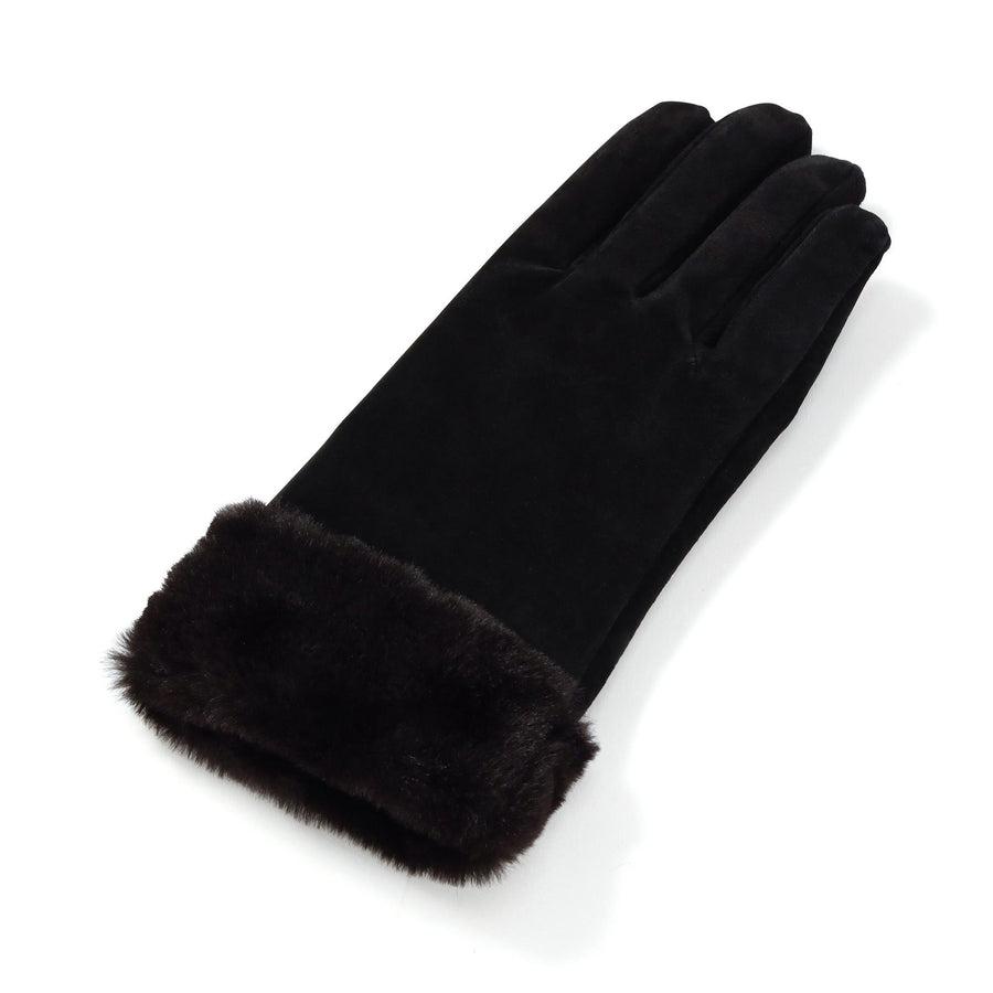 スエードグローブ ブラック