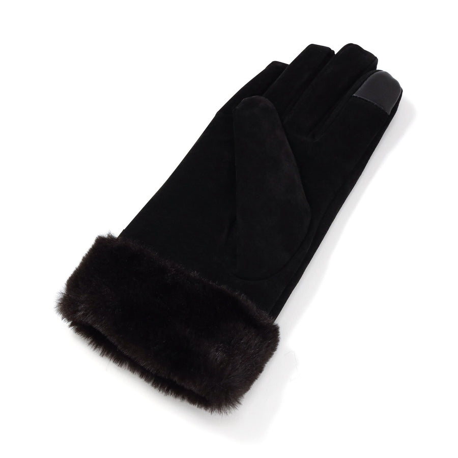 スエードグローブ ブラック