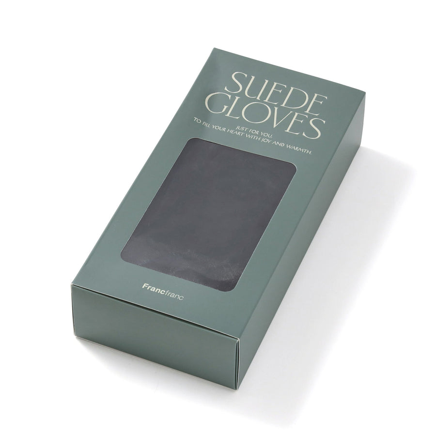 スエードグローブ ブラック