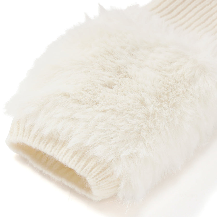 フィンガーレスグローブ アイボリー