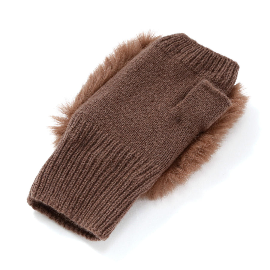 フィンガーレスグローブ ブラウン