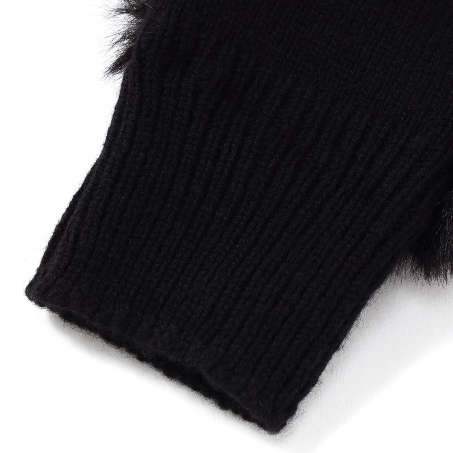 フィンガーレスグローブ ブラック