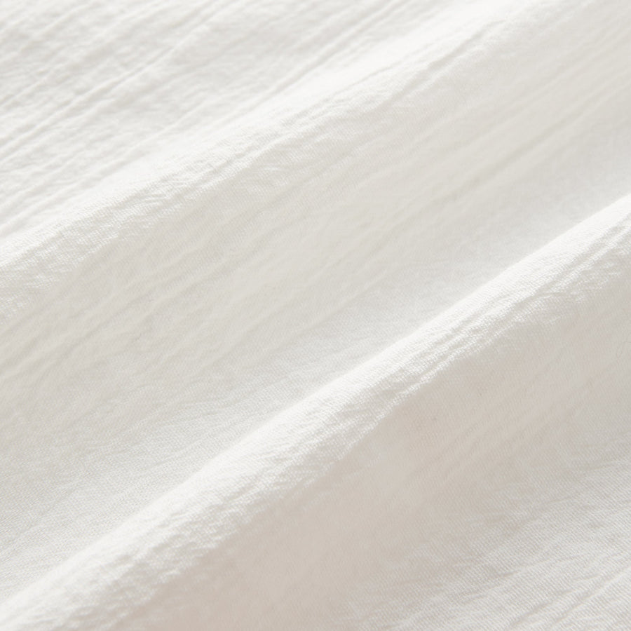 楊柳ラッフル ワンピース 裏地付き アイボリー