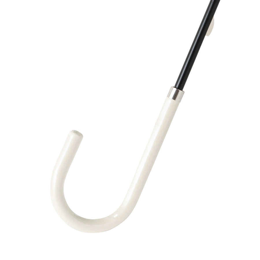 遮光 バイカラーパイピング 長傘 58cm ネイビー（晴雨兼用）