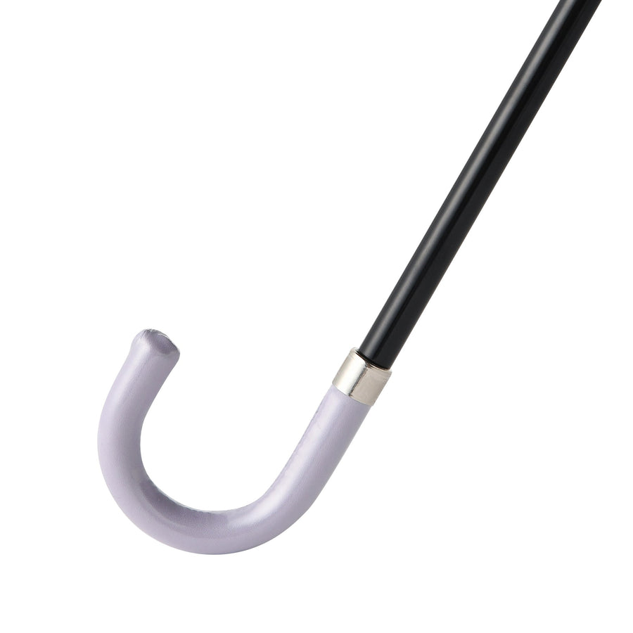 遮光 ウェーブパイピング 折りたたみ傘 50cm ホワイト（晴雨兼用）