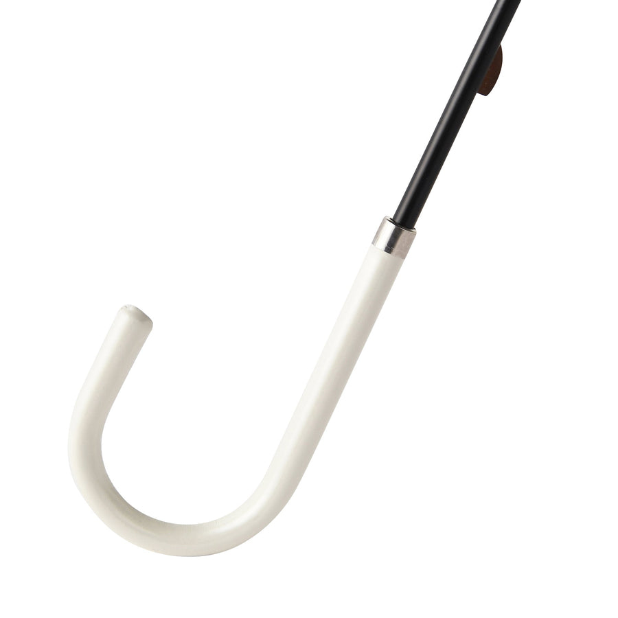 遮光 ウェーブパイピング 長傘 58cm ブラック（晴雨兼用）