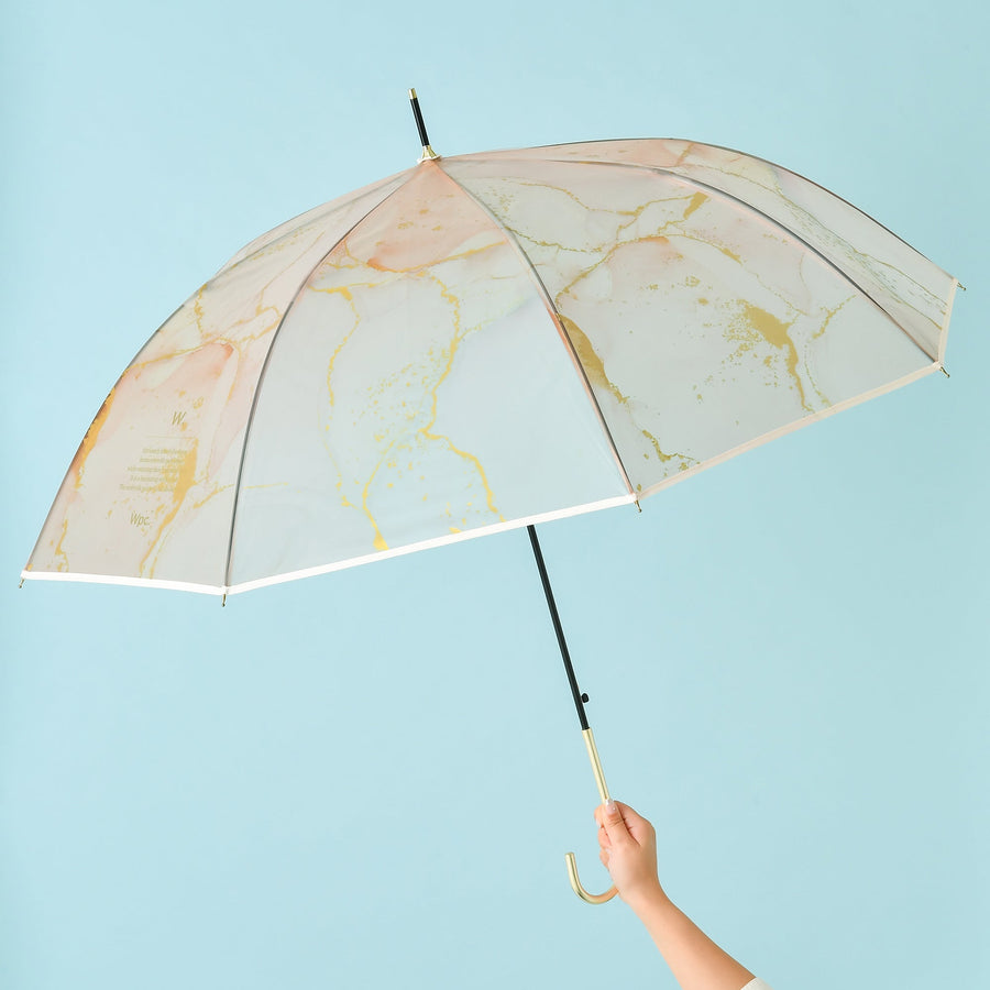 インクアートアンブレラ 長傘 61cm ブラウン