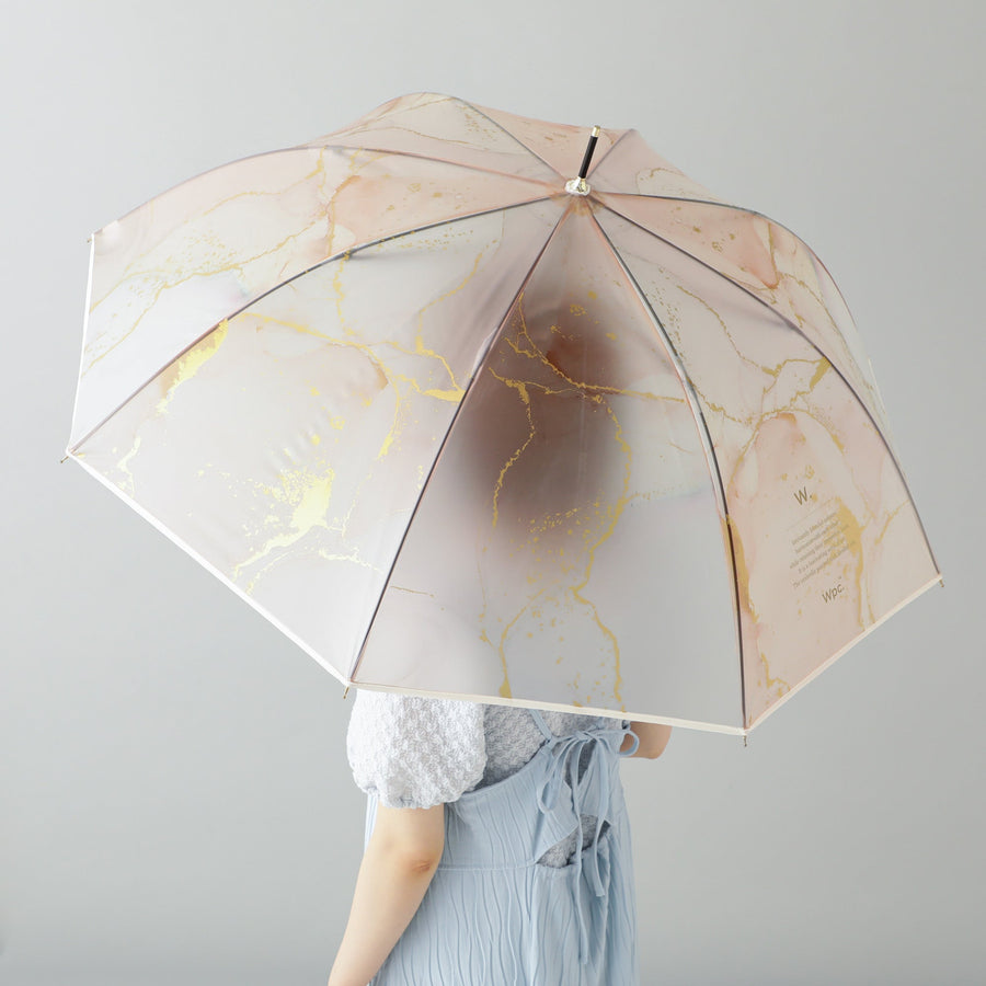 インクアートアンブレラ 長傘 61cm ブラウン