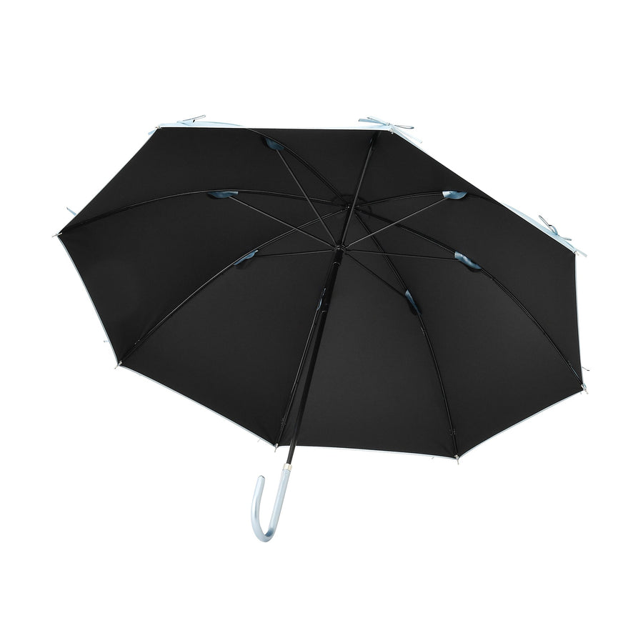 遮光 リボン 長傘 50cm ライトブルー（晴雨兼用）