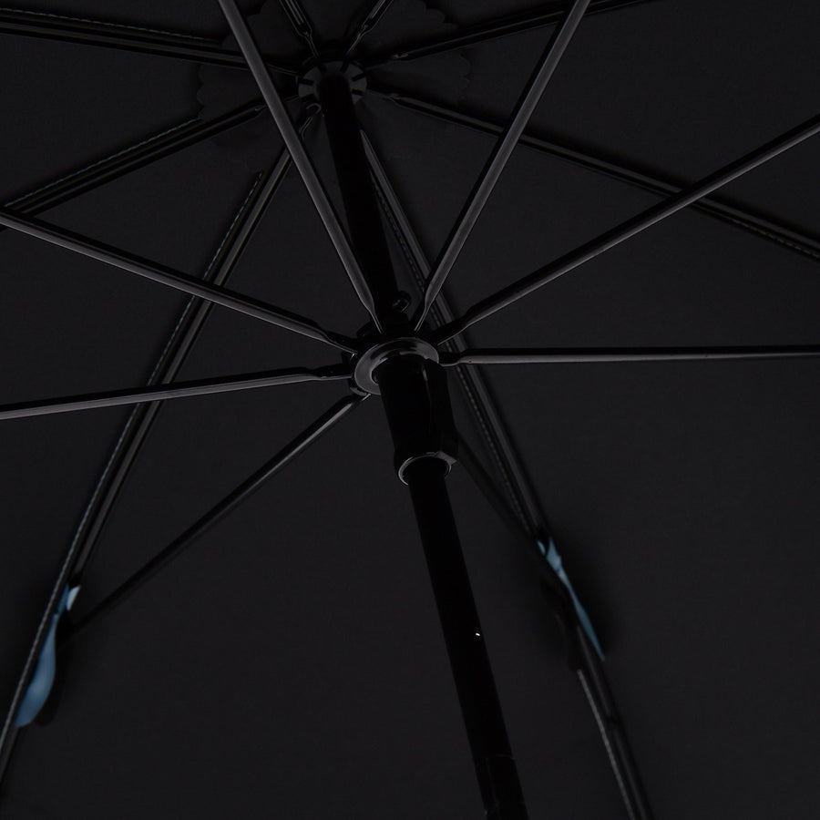 遮光 リボン 長傘 50cm ライトブルー（晴雨兼用）