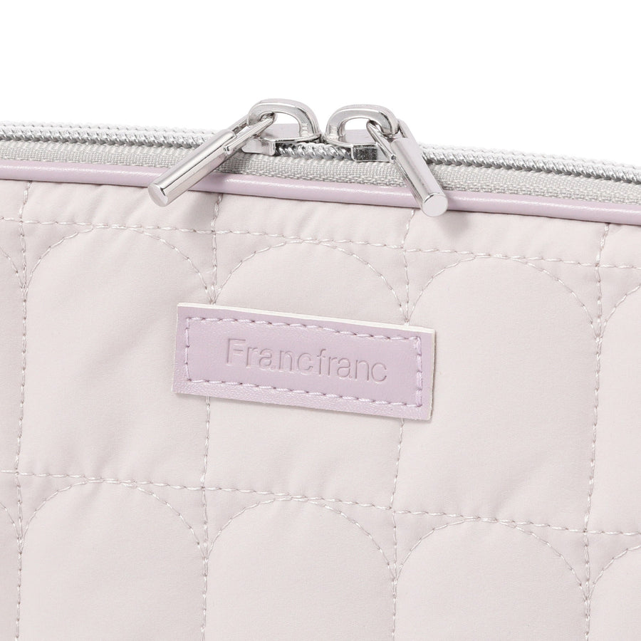 アーチキルト タブレットケース ライトグレー