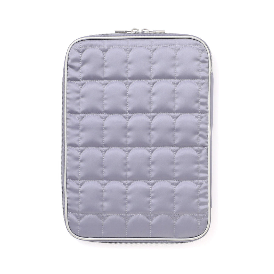 アーチキルト タブレットケース ブルーグレー