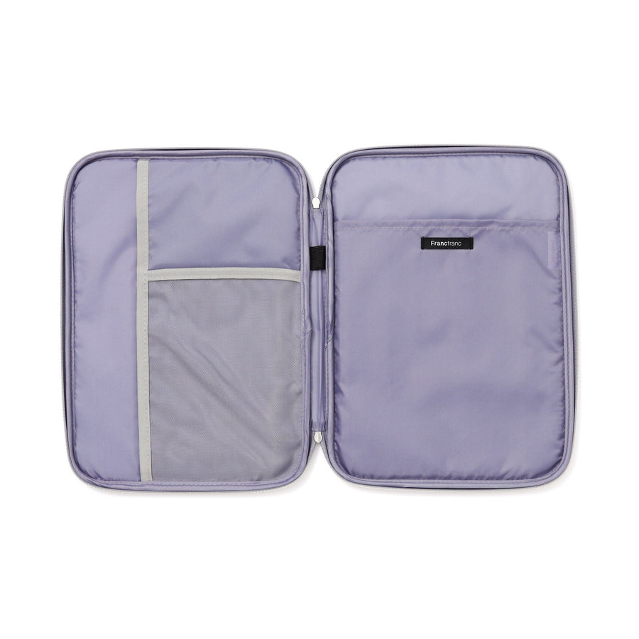 アーチキルト タブレットケース ブルーグレー