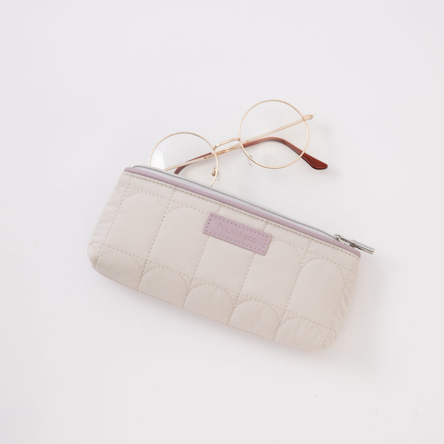 アーチキルト ペン＆アイグラスケース ライトグレー