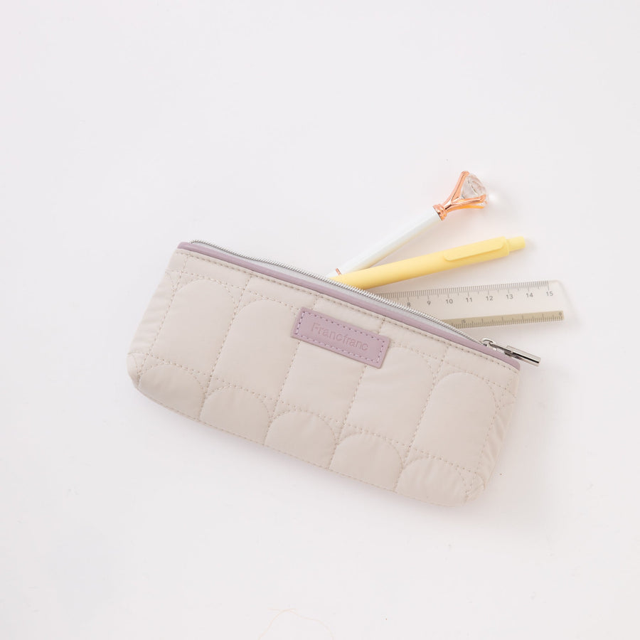 アーチキルト ペン＆アイグラスケース ライトグレー