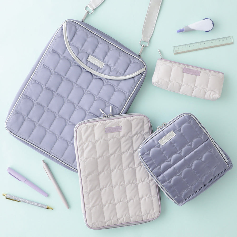 アーチキルト ペン＆アイグラスケース ライトグレー