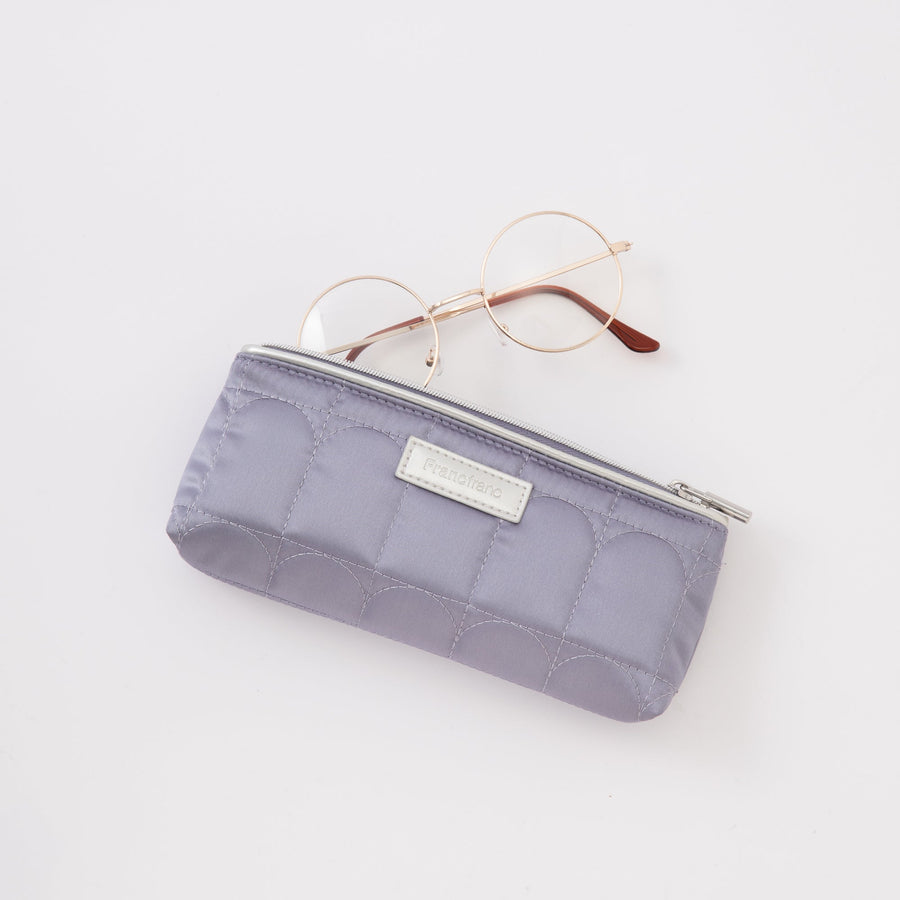 アーチキルト ペン＆アイグラスケース ブルーグレー