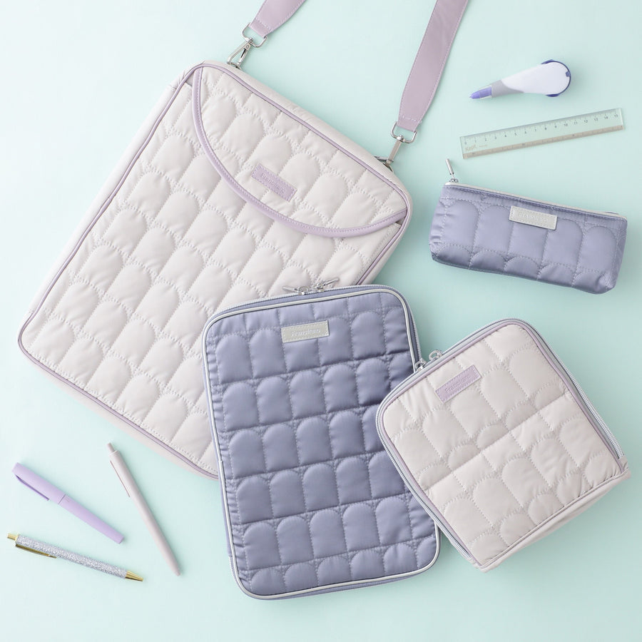 アーチキルト ペン＆アイグラスケース ブルーグレー