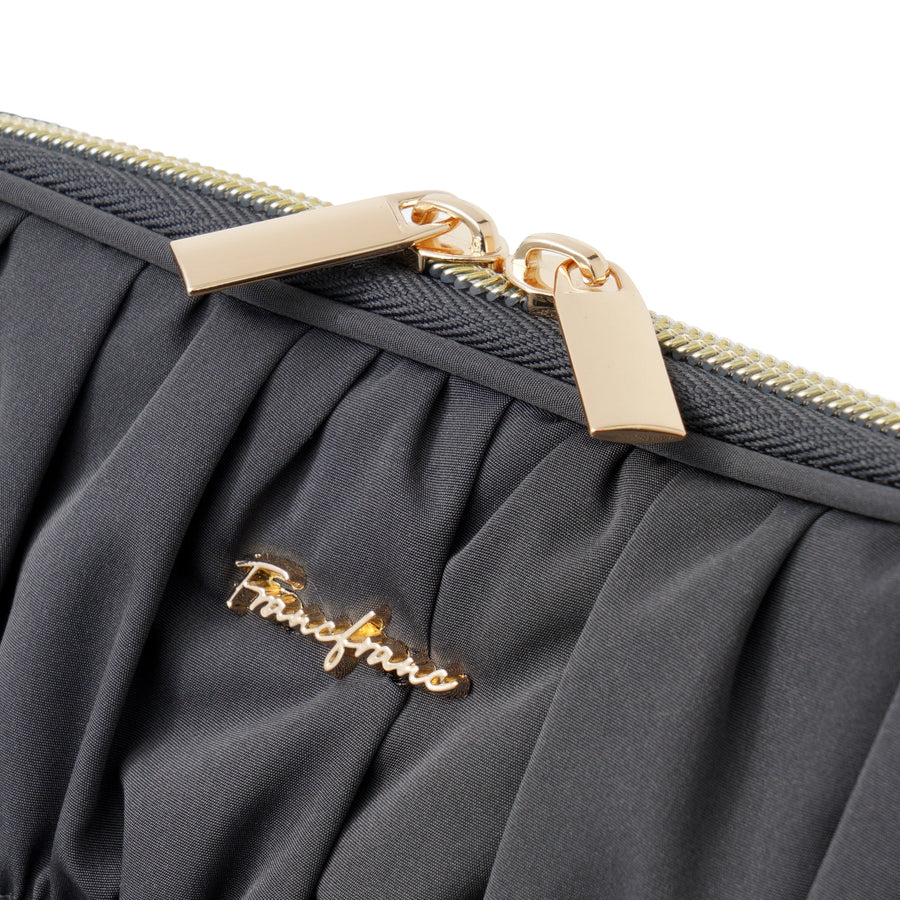 ギャザー タブレットケース ダークグレー