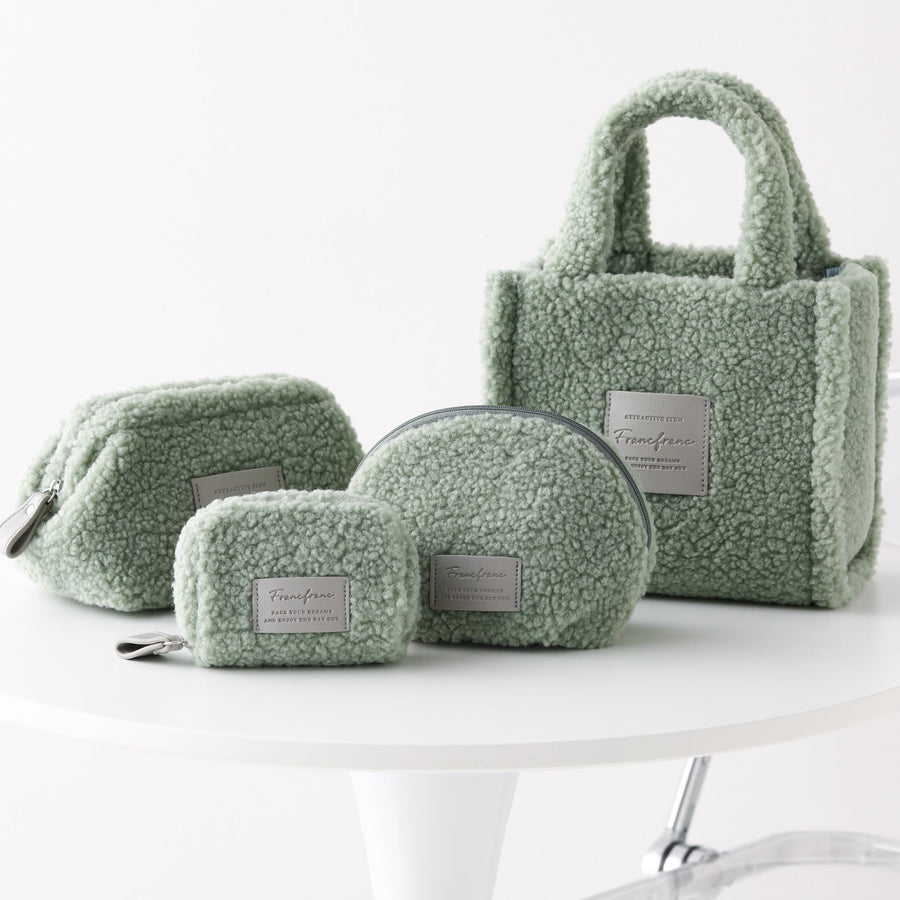 ボア ポーチ XS グリーン