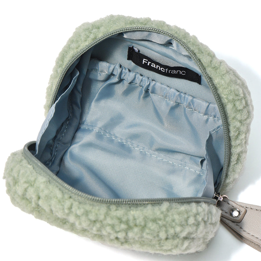 ボア ポーチ XS グリーン