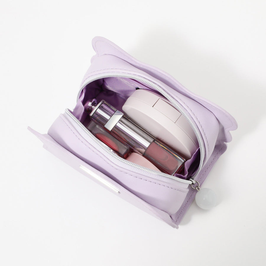 ウェーブシェイプ ポーチ S ライトパープル