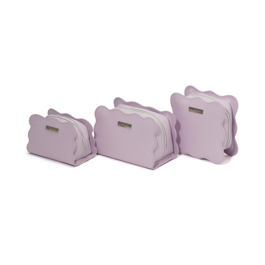 ウェーブシェイプ ポーチ S ライトパープル